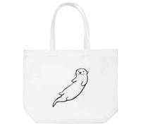 Azeeda 'Smiling Otter' Tote Shopping Bag For Life (BG00086657)