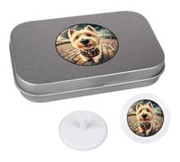 Azeeda 'Smiling West Highland Terrier' Golf Markers Gift Set (GO00080693)