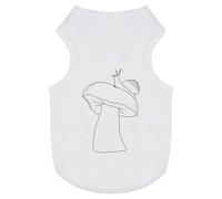Azeeda 'Snail on a Mushroom' Pet Dog/Cat T-Shirt, L (PT00144315)
