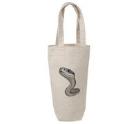Azeeda 'Snake Close Up' Cotton Wine Bottle Gift/Travel Bag (BL00049847)