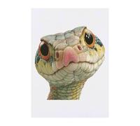 Azeeda 'Snake Close Up' Temporary Tattoo - Water Resistant, Skin-Safe, Non-Toxic Transfer (TO00102623)