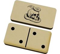 Azeeda 'Snake with Human Skull' Domino Set & Box (DM00052471)