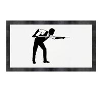 Azeeda 'Snooker Player' Pet Feeding Mat (PM00034833)