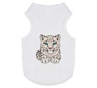 Azeeda 'Snow Leopard' Pet Dog/Cat T-Shirt, L (PT00184487)