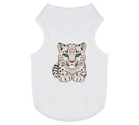Azeeda 'Snow Leopard' Pet Dog/Cat T-Shirt, M (PT00184486)
