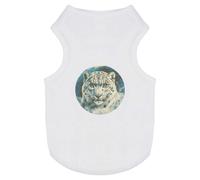 Azeeda 'Snow Leopard Portrait' Pet Dog/Cat T-Shirt, XS (PT00148220)