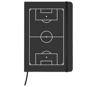 Azeeda 'Soccer Pitch' Ruled Notebook - Black, A5 (NB00099802)