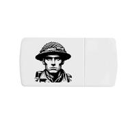 Azeeda 'Soldier Portrait' Pill Box with Tablet Splitter (PI00036971)