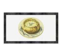 Azeeda 'Sourdough Bread Bowl Filled with Creamy Soup' Pet Feeding Mat (PM00028939)
