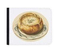 Azeeda 'Sourdough Bread Bowl Filled with Creamy Soup' Wallet (WL00028910)