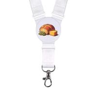 Azeeda 'Sourdough Bread & Cheese' Lanyard/Neck Strap (LY00049161)