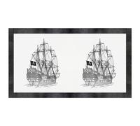 Azeeda 'Spanish Galleon' Pet Feeding Mat (PM00039134)