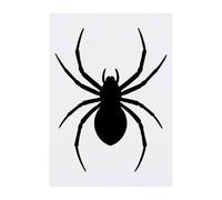 Azeeda 'Spider Silhouette' Temporary Tattoo - Water Resistant, Skin-Safe, Non-Toxic Transfer (TO00102217)