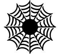 Azeeda 'Spider's Web' Reusable Stencil - Durable Decorative Template for Painting and Spraying on Walls, Tiles, Wood, Fabric & Craft Projects - XL (A3) (WS00079715)