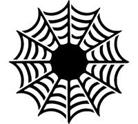 Azeeda 'Spider's Web' Reusable Stencil - Durable Decorative Template for Painting and Spraying on Walls, Tiles, Wood, Fabric & Craft Projects - XXL (A2) (WS00079714)