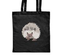 Azeeda 'Spike the hedgehog ' Classic Black Tote Shopper Bag (ZB00019877)
