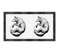 Azeeda 'Spirit Wolf' Pet Feeding Mat (PM00032897)