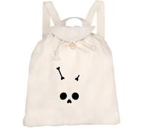 Azeeda 'Spooky Cute Bunny Skull' Canvas Rucksack/Backpack (RK00048954)