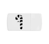 Azeeda 'Spooky Cute Candy Cane ' Pill Box with Tablet Splitter (PI00044774)