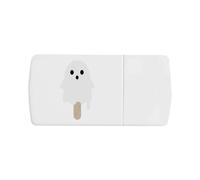 Azeeda 'Spooky Cute Ghost Lolly' Pill Box with Tablet Splitter (PI00044612)