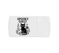 Azeeda 'Spooky Girly' Pill Box with Tablet Splitter (PI00044542)