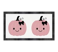 Azeeda 'Spooky Happy Pink Pumpkin' Pet Feeding Mat (PM00039920)