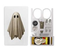 Azeeda 'Spooky Sheet Ghost with Black Eyes' Mini Travel Sewing Kit (SE00042464)