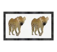 Azeeda 'Spotted Hyena Prowling' Pet Feeding Mat (PM00030623)