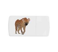 Azeeda 'Spotted Hyena Prowling' Pill Box with Tablet Splitter (PI00035729)