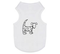 Azeeda 'Spotty Dog' Pet Dog/Cat T-Shirt, S (PT00056889)
