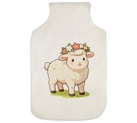 Azeeda 'Spring Lamb' Hot Water Bottle Cover (HW00048799)