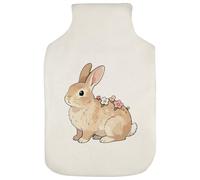 Azeeda 'Spring Rabbit' Hot Water Bottle Cover (HW00048798)