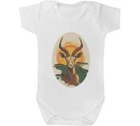 Azeeda 'Springbok & Africa' Baby Grow/Cotton Bodysuit (GR051436) | One Piece Outfit for Newborns and Infants