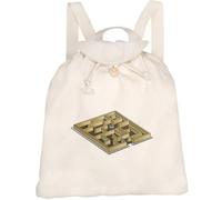 Azeeda 'Squared Maze' Canvas Rucksack/Backpack (RK00044500)