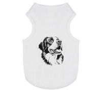 Azeeda 'St Bernard Dog Portrait' Pet Dog/Cat T-Shirt, L (PT00148447)