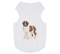 Azeeda 'St Bernard Dog Standing' Pet Dog/Cat T-Shirt, L (PT00157643)