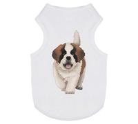 Azeeda 'St Bernard Puppy Dog' Pet Dog/Cat T-Shirt, M (PT00157650)