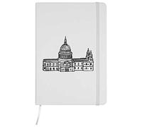 Azeeda 'St. Paul's Cathedral' Ruled Notebook - White, A5 (NB00003490)