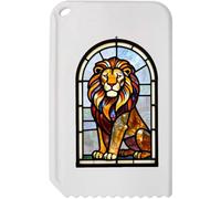 Azeeda 'Stained Glass Lion' Plastic Ice Scraper (IC00050908)