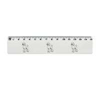 Azeeda 'Standard Poodle' 15cm (6 Inch) White Plastic Ruler (RL00107697)
