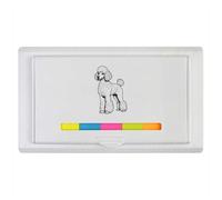 Azeeda 'Standard Poodle' Sticky Note Ruler Pad (ST00044907)