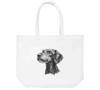 Azeeda 'Standard Wire-haired Dachshund' Tote Shopping Bag For Life (BG00081451)