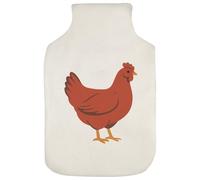 Azeeda 'Standing Chicken' Hot Water Bottle Cover (HW00043168)