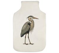 Azeeda 'Standing Crane Bird' Hot Water Bottle Cover (HW00044084)