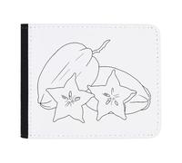 Azeeda 'Star Fruit Illustration' Wallet (WL00030639)