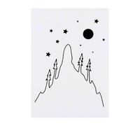 Azeeda 'Stars Above The Mountain' Temporary Tattoo - A6 (TO00099139)