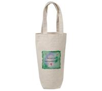 Azeeda 'Start Each Day With A Grateful Heart' Cotton Wine Bottle Gift/Travel Bag (BL00045327)