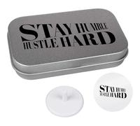 Azeeda 'Stay Humble Hustle Hard' Golf Markers Gift Set (GO00085290)