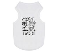 Azeeda 'Stay Off My Lawn' Pet Dog/Cat T-Shirt, XS (PT00148980)
