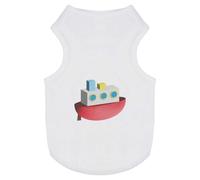 Azeeda 'Steam Boat Toy' Pet Dog/Cat T-Shirt, L (PT00147407)